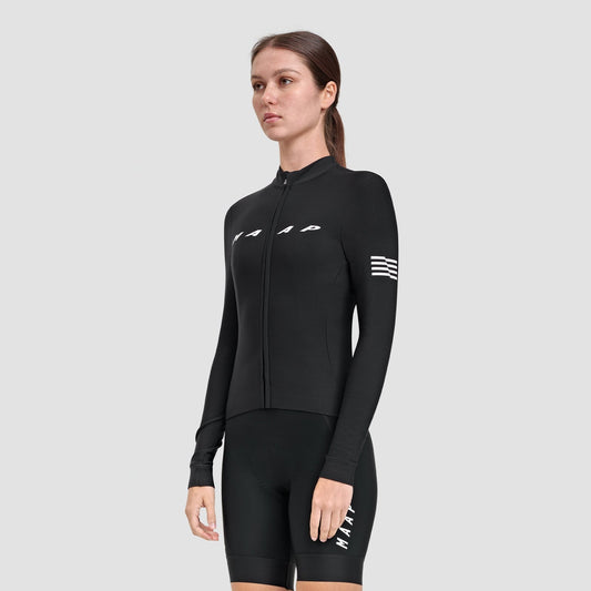 Maglia a maniche lunghe MAAP EVADE THERMAL LS 2.0 da donna nera