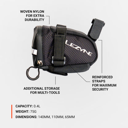 Borsa sottosella LEZYNE Caddy nera