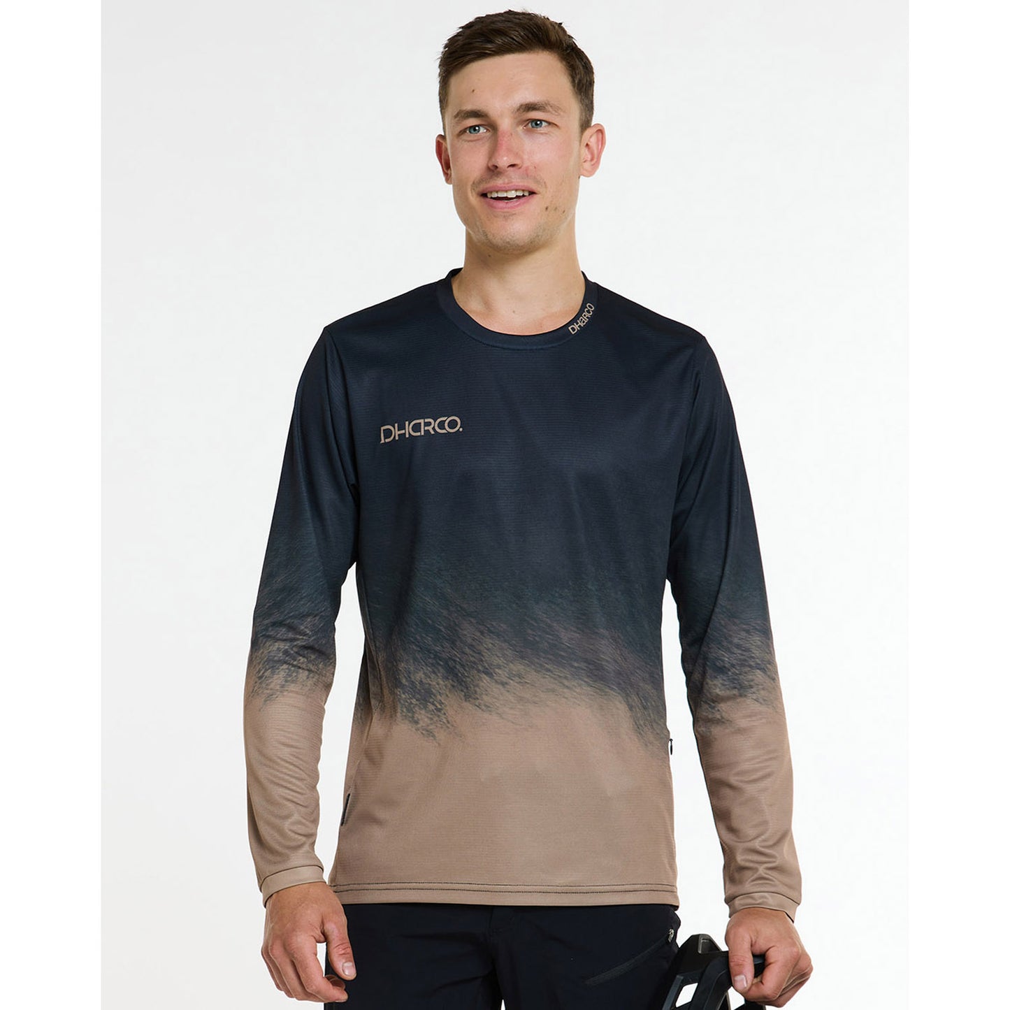 DHARCO GRAVITY ARIZONA Maglia a maniche lunghe nero/marrone