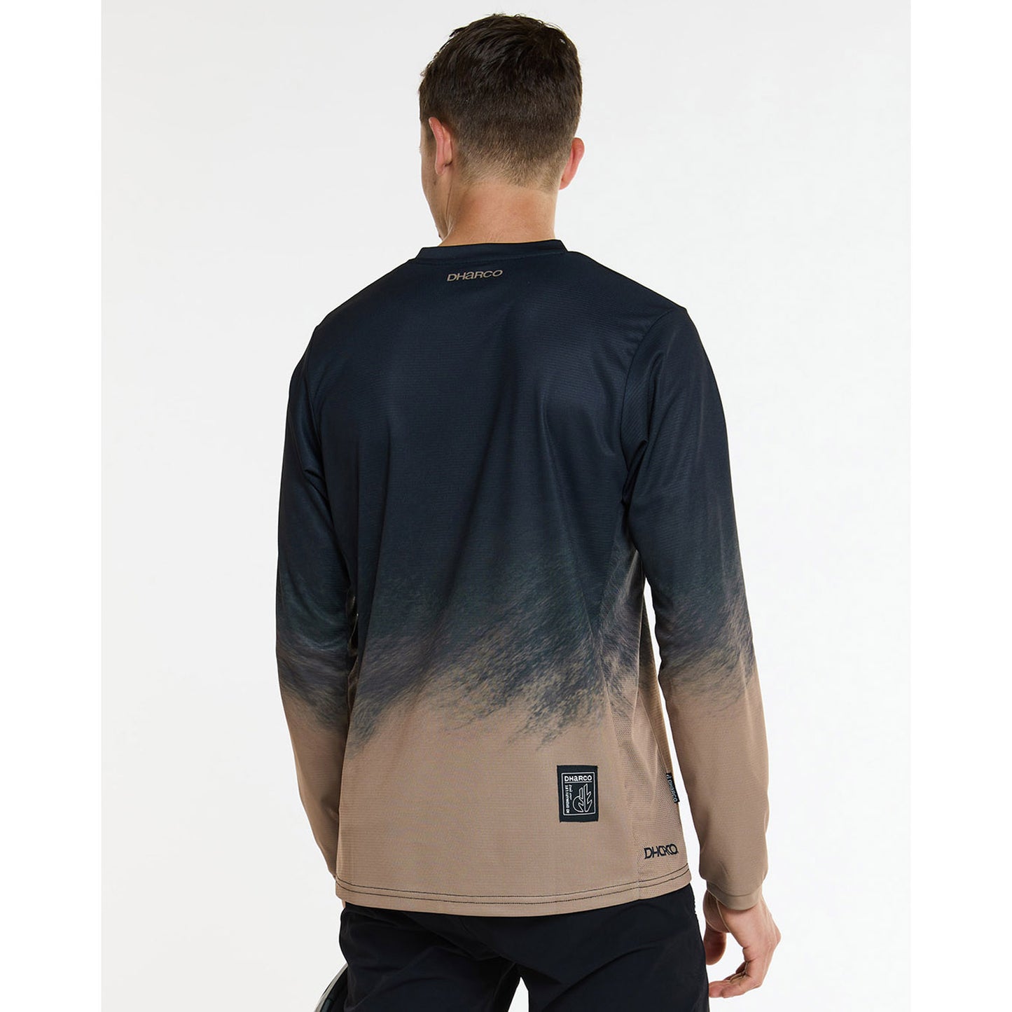 DHARCO GRAVITY ARIZONA Maglia a maniche lunghe nero/marrone