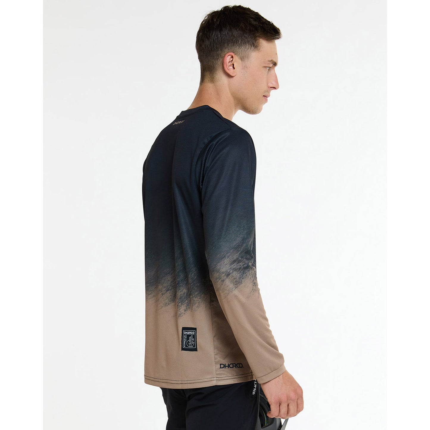 DHARCO GRAVITY ARIZONA Maglia a maniche lunghe nero/marrone