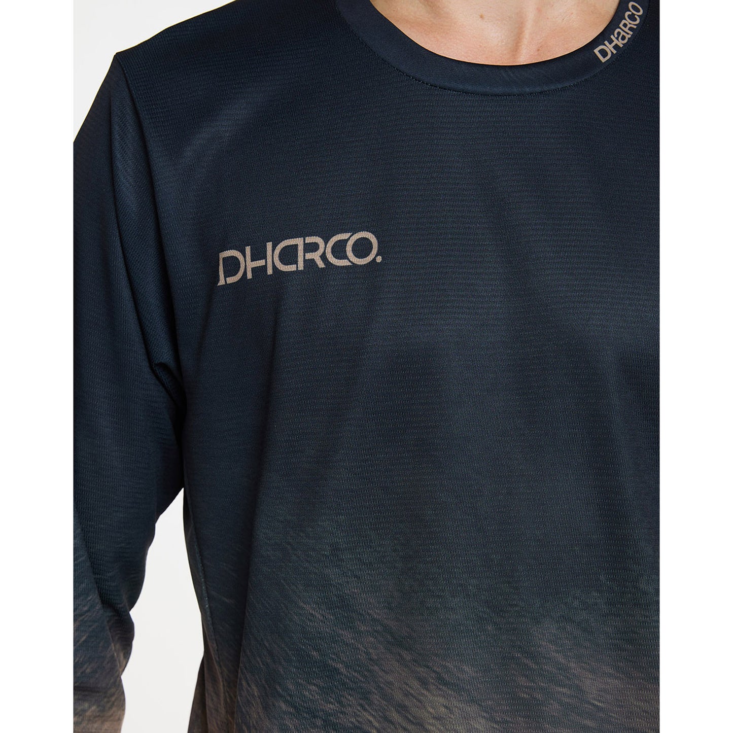 DHARCO GRAVITY ARIZONA Maglia a maniche lunghe nero/marrone