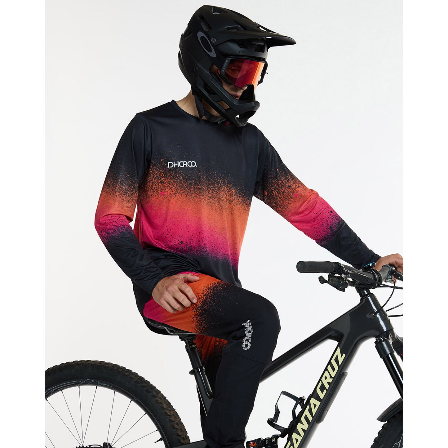 DHARCO GRAVITY BLACK SNAKE Pantaloni Nero/Arancione