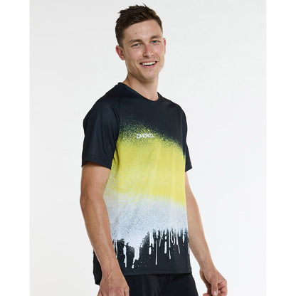 Maglia DHARCO ACID RAIN Maniche Corte Nero/Giallo