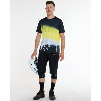 Maglia DHARCO ACID RAIN Maniche Corte Nero/Giallo