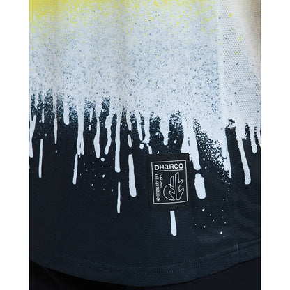 Maglia DHARCO ACID RAIN Maniche Corte Nero/Giallo
