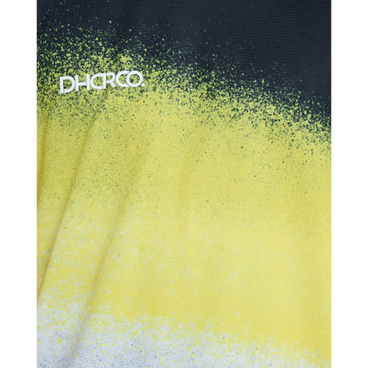 Maglia DHARCO ACID RAIN Maniche Corte Nero/Giallo