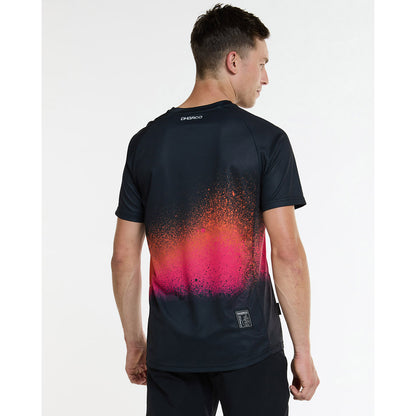 Maglia DHARCO BLACK SNAKE Maniche Corte Nero/Arancione