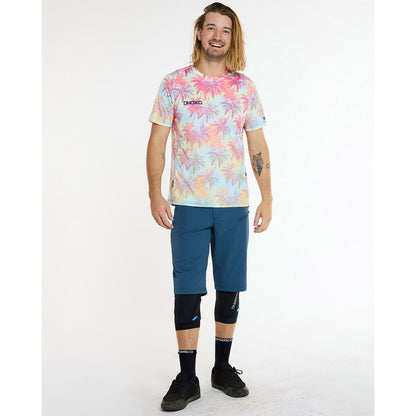 Maglia DHARCO HIGHBALL Maniche Corte Rosa/Blu