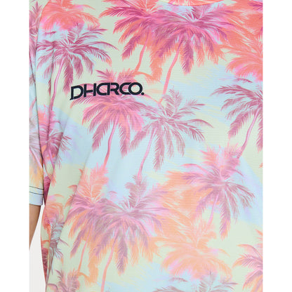 Maglia DHARCO HIGHBALL Maniche Corte Rosa/Blu