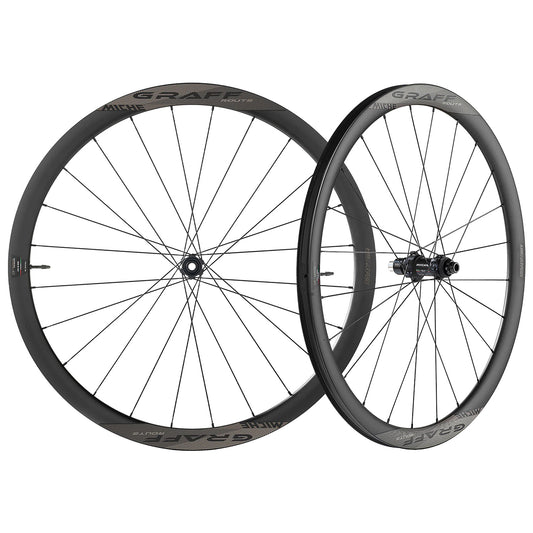 Coppia di ruote MICHE GRAFF CARBONE DISC Tubeless Ready (Center Lock)