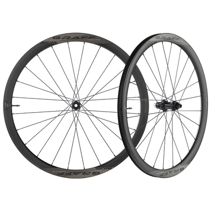Coppia di Ruote MICHE GRAFF CARBONE DISC Tubeless Ready (Center Lock)