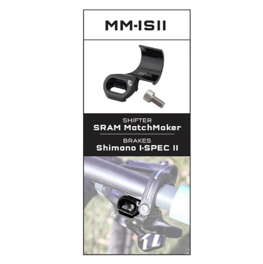 WOLF TOOTH ShiftMount MM-ISII Adattatore per il montaggio del cambio SRAM MatchMaker X > Freno Shimano I-SPEC II