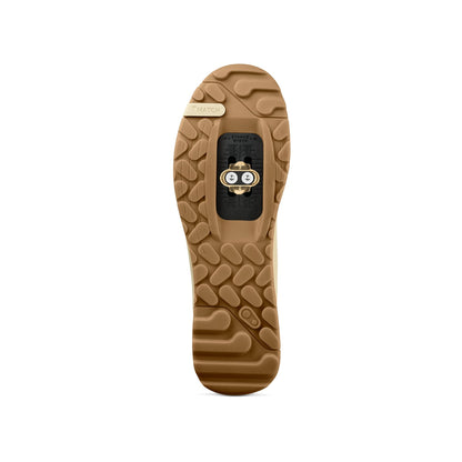 Scarpe MTB CRANKBROTHERS MALLET TRAIL SPEED LACE CLIP verdi/sabbia — suola con tacchetta