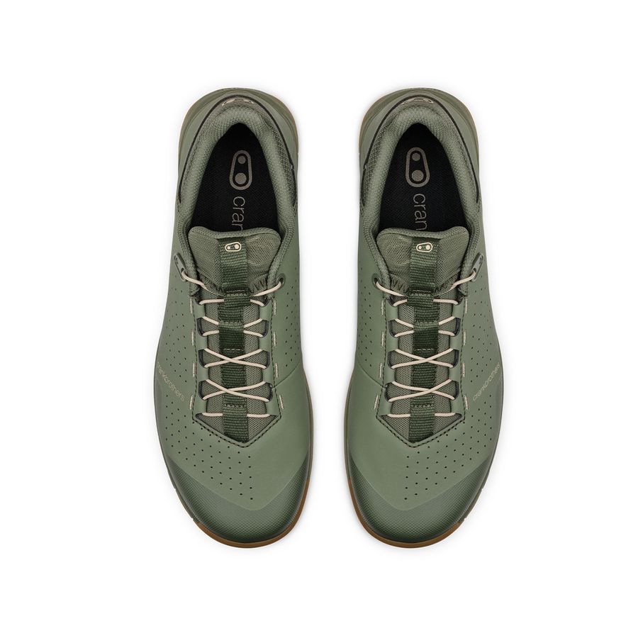 CRANKBROTHERS MALLET TRAIL SPEED LACE CLIP Scarpe MTB Verde/Sabbia