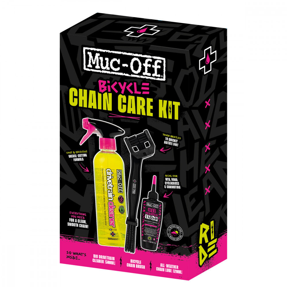 KIT MUC-OFF PER LA CURA DELLA CATENA DELLA BICICLETTA