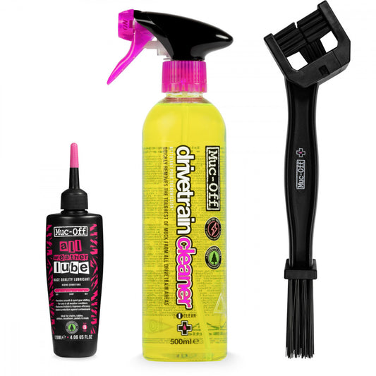 KIT MUC-OFF PER LA CURA DELLA CATENA DELLA BICICLETTA