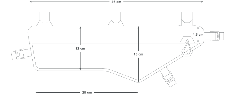 APIDURA EXPEDITION COMPACT FRAME PACK DRY 4,5 L Frame Bag Nero