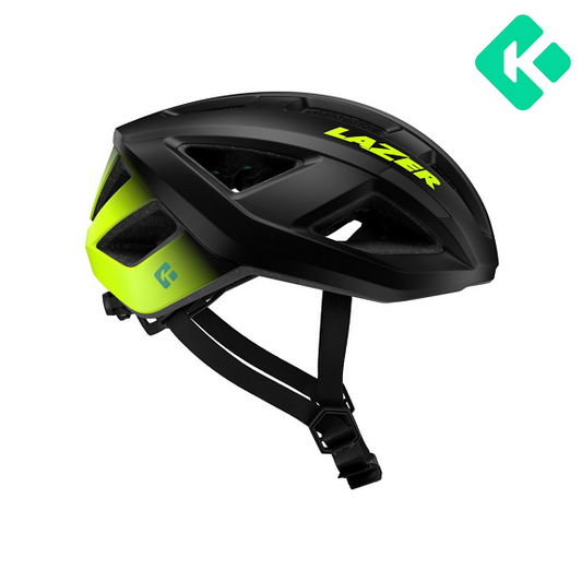Casco da strada LAZER TONIC KINETICORE Nero/Giallo
