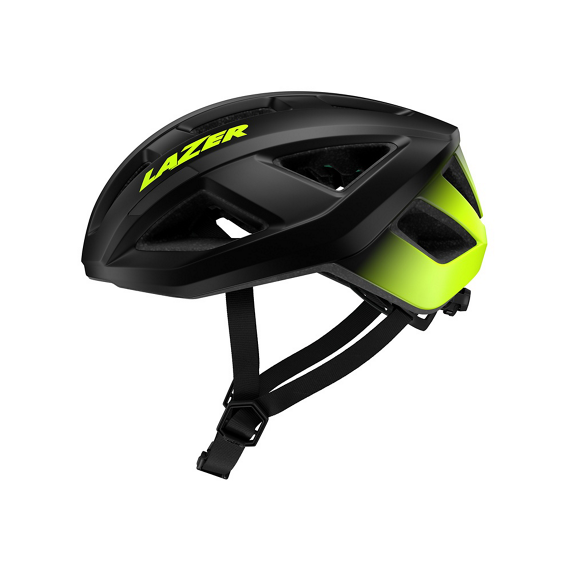 Casco da strada LAZER TONIC KINETICORE Nero/Giallo