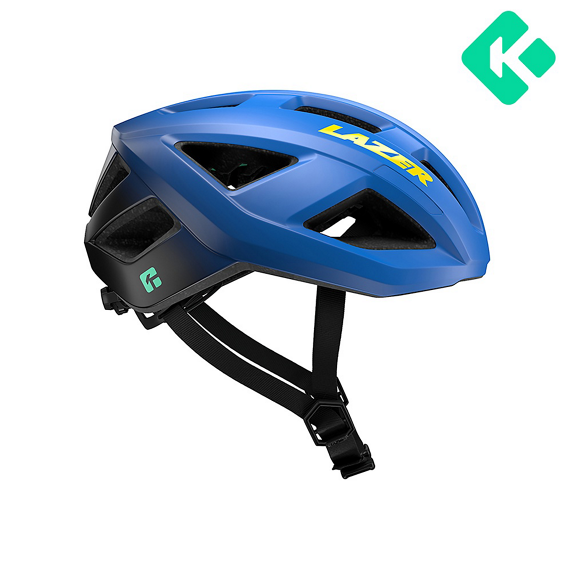 Casco da strada LAZER TONIC KINETICORE Blu/Giallo