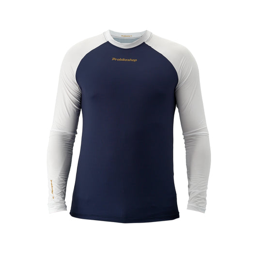 PROBIKESHOP Maglia a manica lunga FREERIDE Navy/Bianco