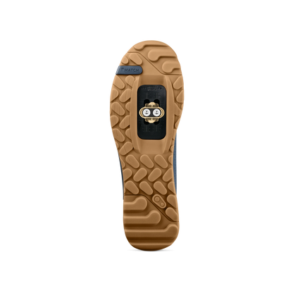 Scarpe MTB CRANKBROTHERS MALLET TRAIL LACE CLIP blu/gomma — suola con tacchetta