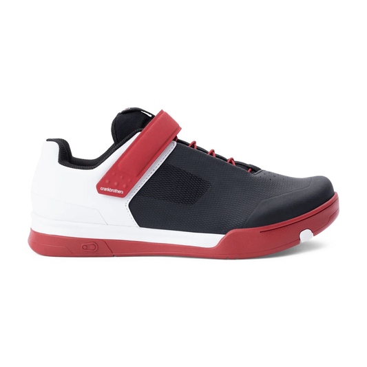 Scarpe MTB CRANKBROTHERS MALLET SPEED LACE CLIP CLASSICS EDITION Nero/Rosso