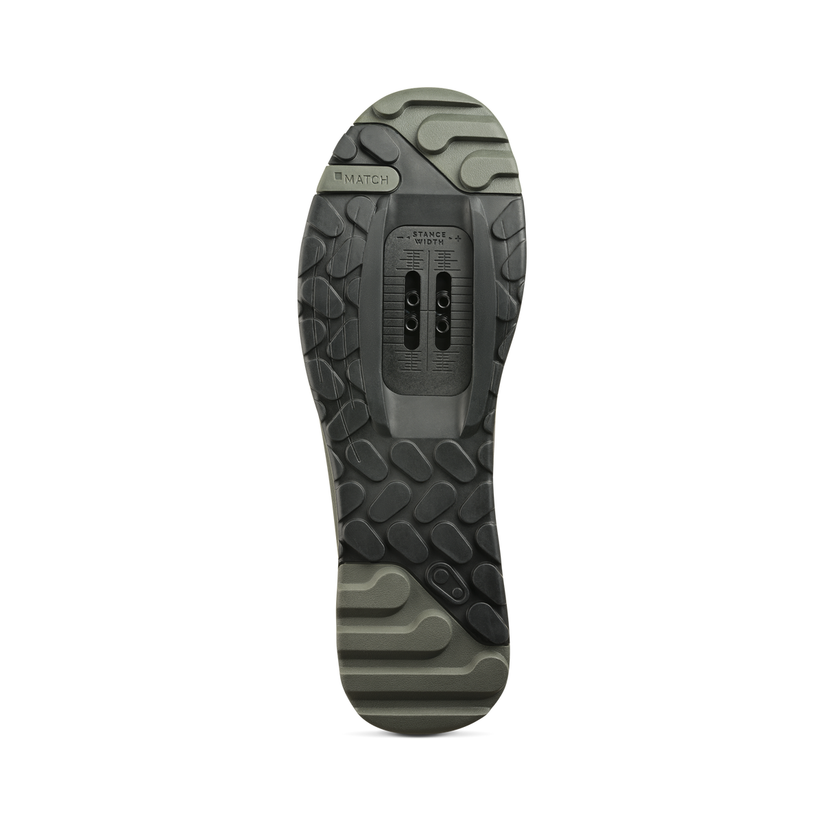 Scarpe MTB CRANKBROTHERS MALLET TRAIL SPEEDLACE SEAL grigie/verdi - suola