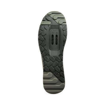 Scarpe MTB CRANKBROTHERS MALLET TRAIL SPEEDLACE SEAL grigie/verdi - suola
