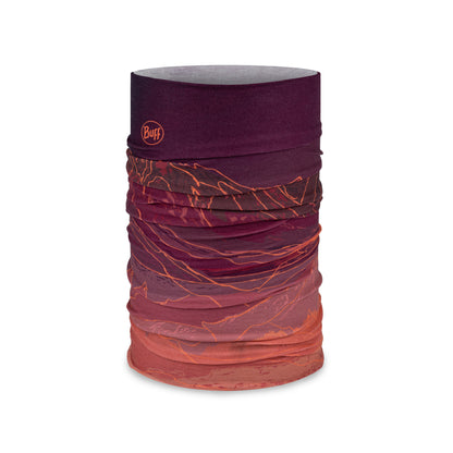 Tour de Cou BUFF ORIGINAL ECOSTRETCH Unal Bordeaux/Arancione