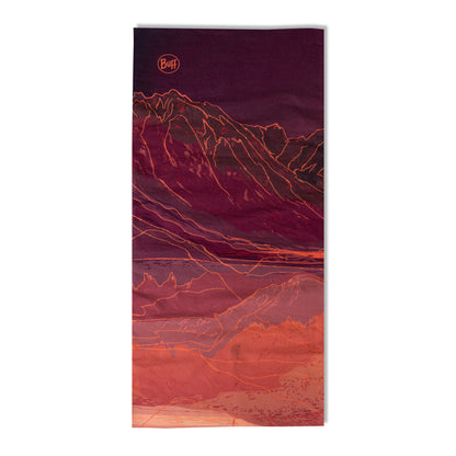 Tour de Cou BUFF ORIGINAL ECOSTRETCH Unal Bordeaux/Arancione
