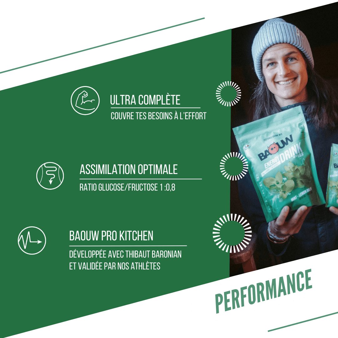 BAOUW ISOTONIC Bevanda energetica (45g) Menta/Melissa