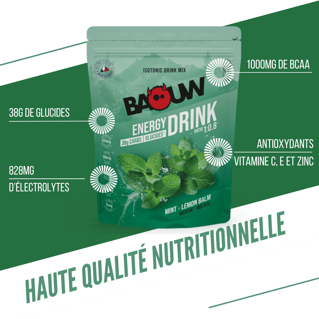 BAOUW ISOTONIC Bevanda energetica (585g) Menta/Melissa