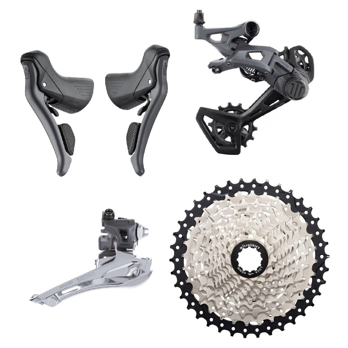 MICROSHIFT Spada 2x10v alimentatore