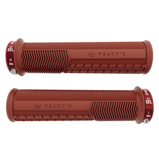 Manopole PEATY'S MONARCH PRO KNURL Supersoft Brick Red