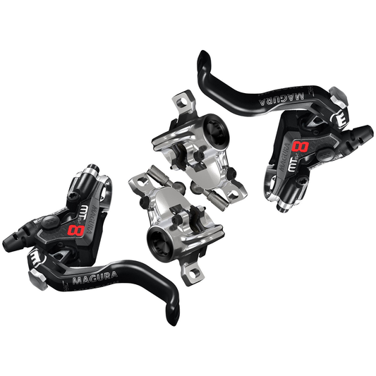 Coppia di freni MAGURA MT8 PRO Discless Nero/Argento
