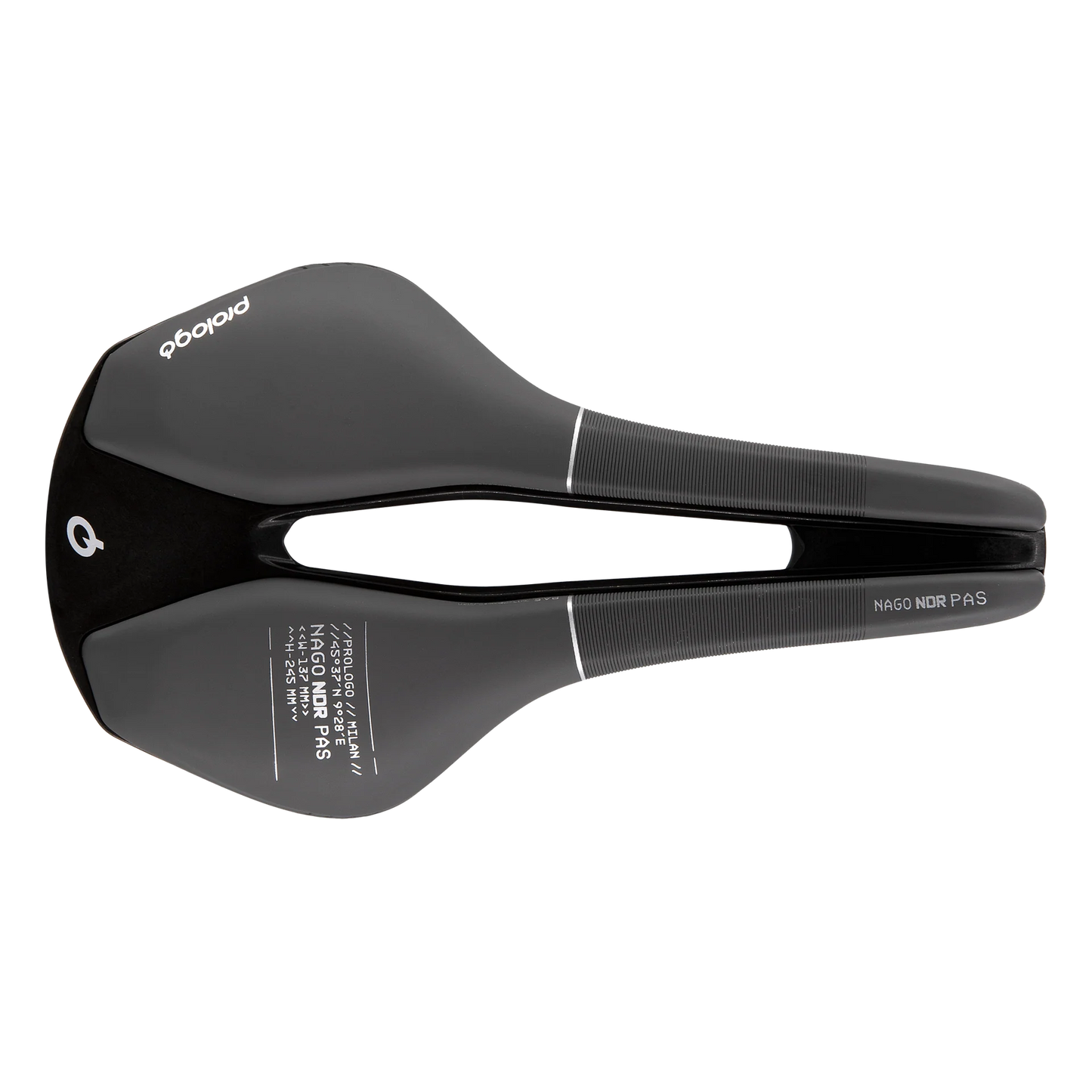 PROLOGO NAGO NDR PAS 137mm Sella Tirox Rails Nero