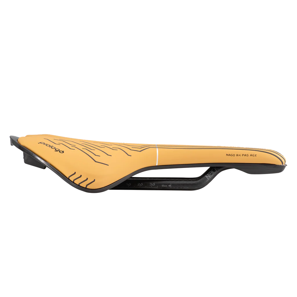 PROLOGO NAGO R4 PAS AGX 137 mm Sella con binari neri marrone