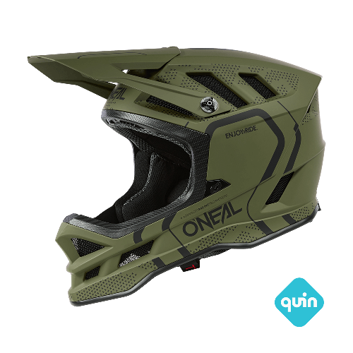 Casco MTB O'NEAL BLADE POLYACRYLITE STRIKE Verde/Nero