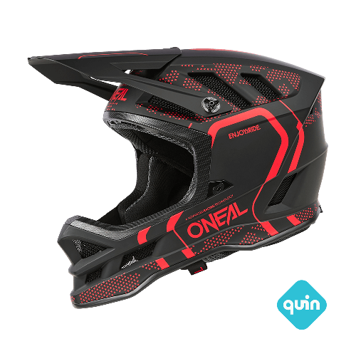 O'NEAL BLADE POLYACRYLITE STRIKE Casco MTB Nero/Rosso