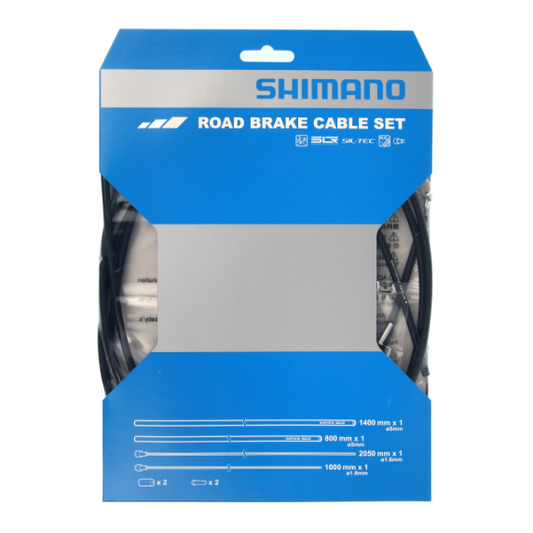 Kit cavi e guaine freno SHIMANO PTFE Nero