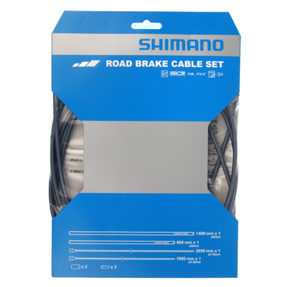 Kit Cavi e Guaine per Freno SHIMANO PTFE Grigio