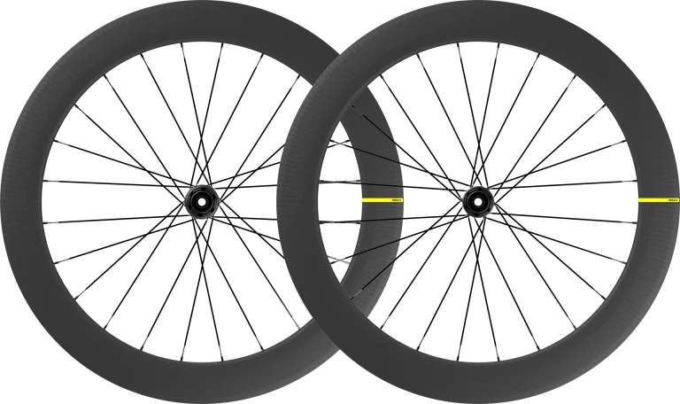 Coppia di ruote MAVIC COSMIC SL 65 DISC con pneumatici (bloccaggio centrale)