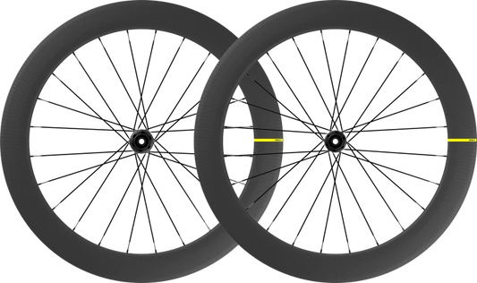 Coppia di ruote MAVIC COSMIC SL 65 DISC con pneumatici (bloccaggio centrale)