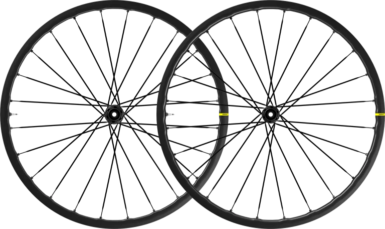 Coppia di ruote MAVIC KSYRIUM SL DISC con pneumatici (bloccaggio centrale)