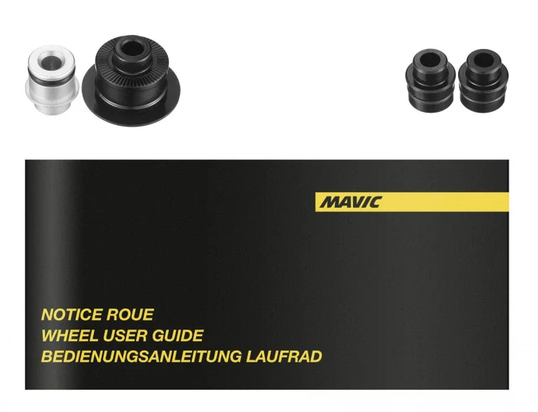 Coppia di ruote MAVIC AKSIUM DISC con pneumatici (bloccaggio centrale)