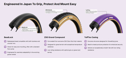 Pneumatico PANARACER GRAVELKING ZX TLR Tubeless Ready Nero
