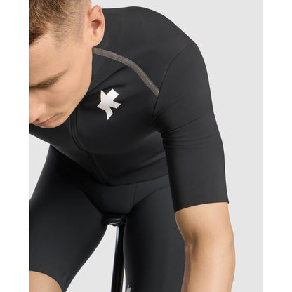 Maglia ASSOS EQUIPE R THERMO RAIN S11 Maniche Corte Nero