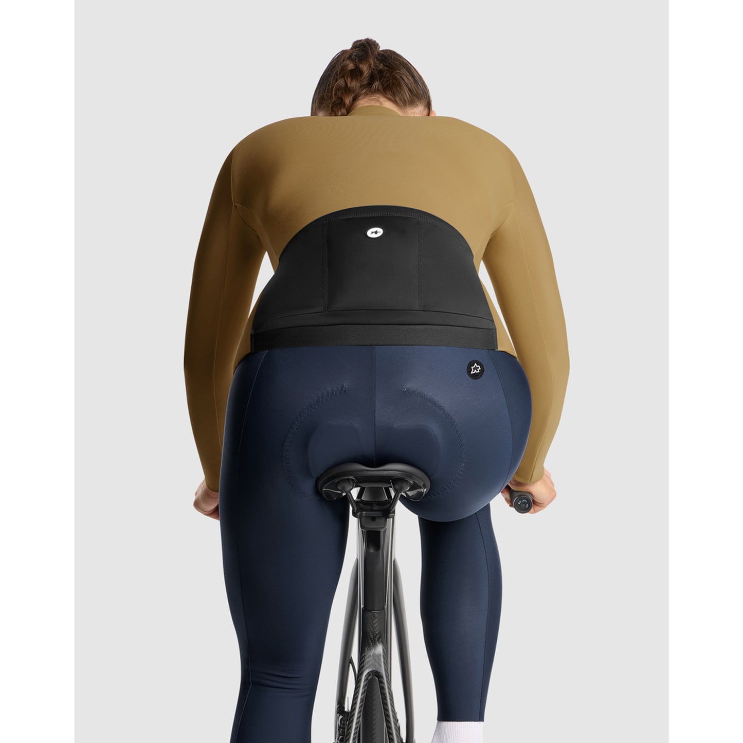 Maglia ASSOS UMA GT C2 a manica lunga da donna Bronzo Cenere